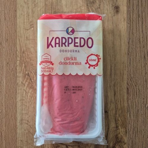 Çilek Dövme Dondurma ( 500 cc )